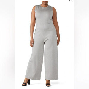 J Crew  Madison Lurex Silver Metallic Jumpsuit, BNWT, size XXL